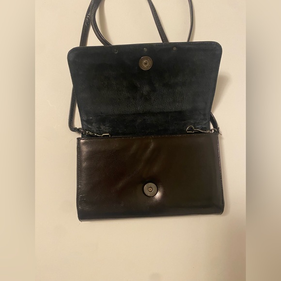 Vintage Frenchy of California Black Shoulder Bag Clutch - Picture 6 of 9